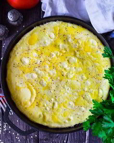 Омлет на сковороде