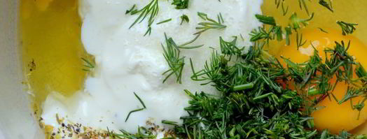 омлет на сметане с шампиньонами и кабачками. Шаг 2