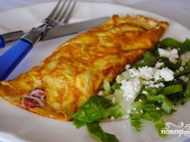 Рецепт омлета по-лотарингски