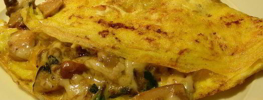 омлет с белыми грибами и эстрагоном по-французски. Шаг 10