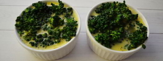 омлет с брокколи в духовке. Шаг 3