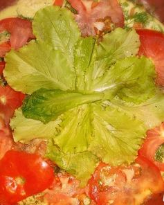 Омлет с чесночными стрелками