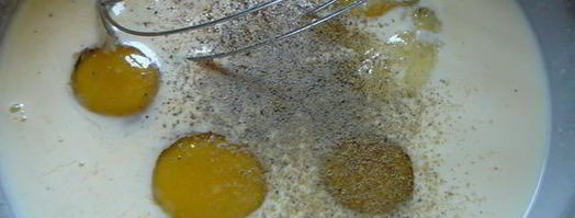 омлет с чесночными стрелками. Шаг 7