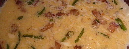 омлет с чесночными стрелками. Шаг 9