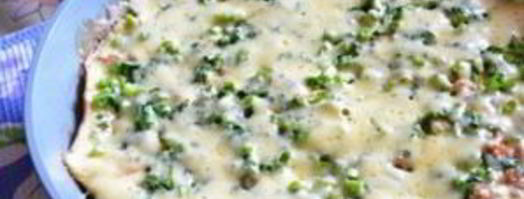 омлет с фаршем на сковороде. Шаг 7