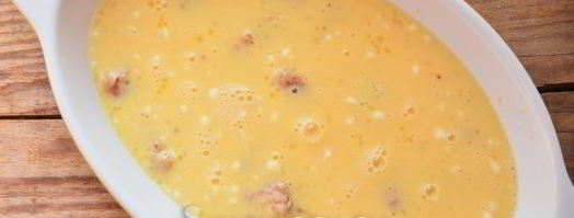 омлет с фаршем в духовке. Шаг 8