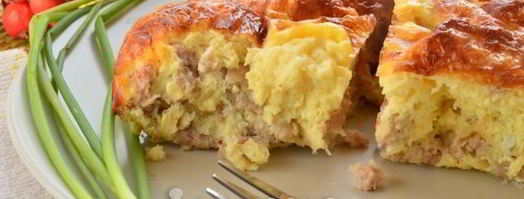 омлет с фаршем в духовке. Шаг 10