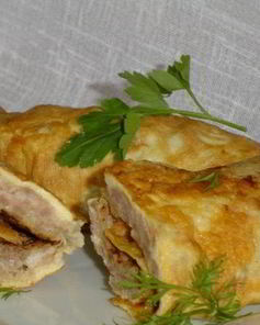 Омлет с фаршем