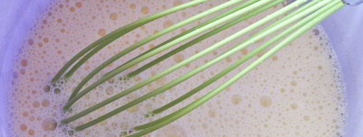 омлет с горошком. Шаг 3