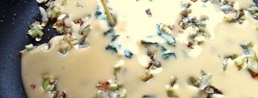 омлет с гречневым цветком. Шаг 4