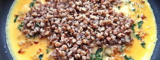 омлет с гречневым цветком. Шаг 6