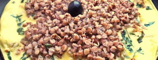 омлет с гречневым цветком. Шаг 8