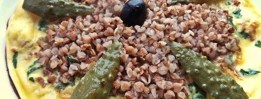 омлет с гречневым цветком. Шаг 9