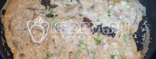 омлет с грибами. Шаг 5