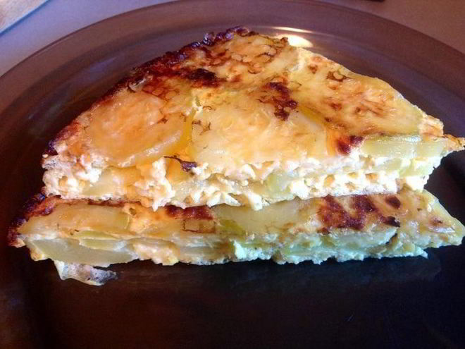 Рецепт омлета с кабачками в духовке