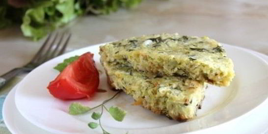 Омлет с кабачками