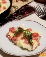 Омлет с колбасой