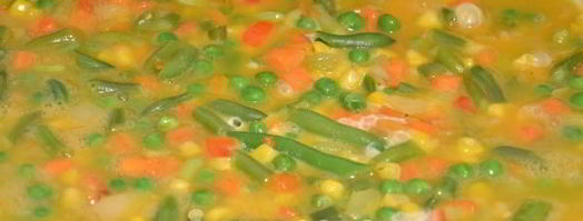 омлет с мексиканской овощной смесью. Шаг 5