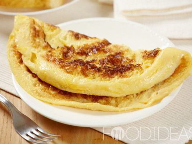 Рецепт омлета с молоком