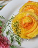 Омлет с морковью в духовке