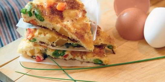 Омлет с овощами