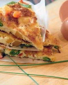 Омлет с овощами