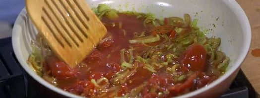 омлет с помидорами и цветной капустой. Шаг 7