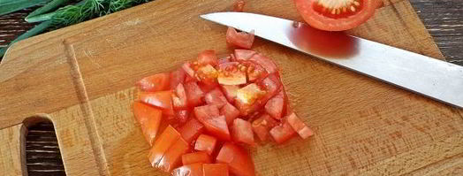 омлет с помидорами в духовке. Шаг 6