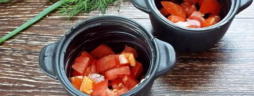 омлет с помидорами в духовке. Шаг 7