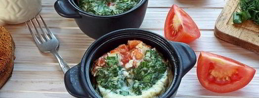 омлет с помидорами в духовке. Шаг 10