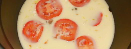 омлет с помидорами. Шаг 5