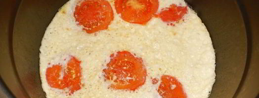 омлет с помидорами. Шаг 6