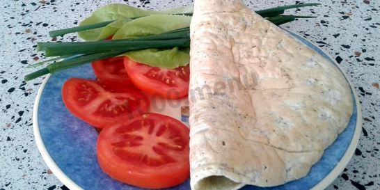 Омлет с семенами чиа на завтрак