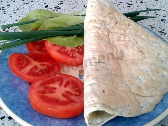 Рецепт омлета с семенами чиа на завтрак