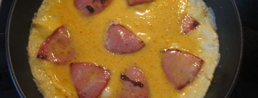 омлет с сырным припеком. Шаг 5