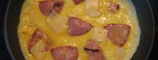 омлет с сырным припеком. Шаг 6