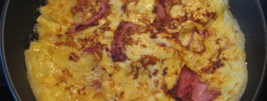 омлет с сырным припеком. Шаг 7