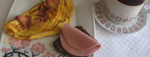 омлет с сырным припеком. Шаг 8