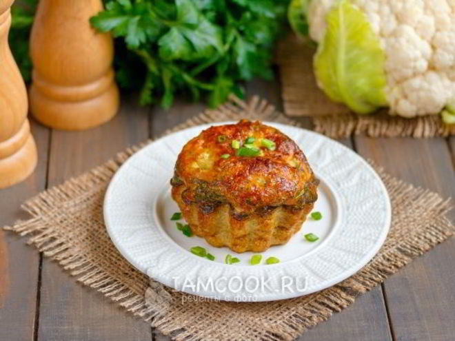 Рецепт омлета с цветной капустой в духовке