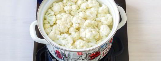 омлет с цветной капустой в духовке. Шаг 4