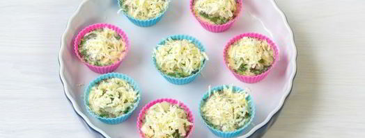 омлет с цветной капустой в духовке. Шаг 11