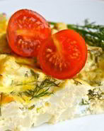 Омлет с цветной капустой