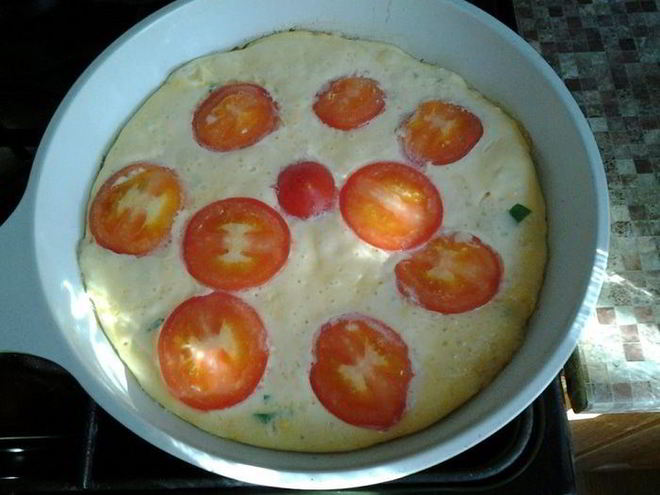 Рецепт омлета с тунцом