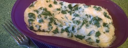 омлет с ветчиной и сыром в форме браво-дилайт. Шаг 6