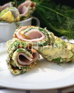 Омлет с зеленью