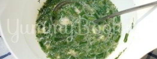 омлет с зеленью. Шаг 3