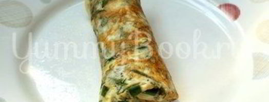 омлет с зеленью. Шаг 6