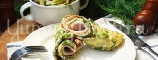 омлет с зеленью. Шаг 7