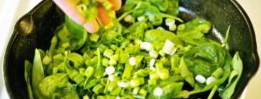 омлет со шпинатом. Шаг 7