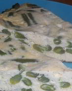 Омлет со стручковой фасолью